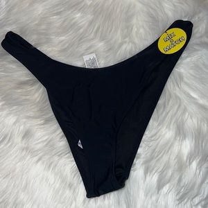 NWT F21 Black Bikini Bottoms